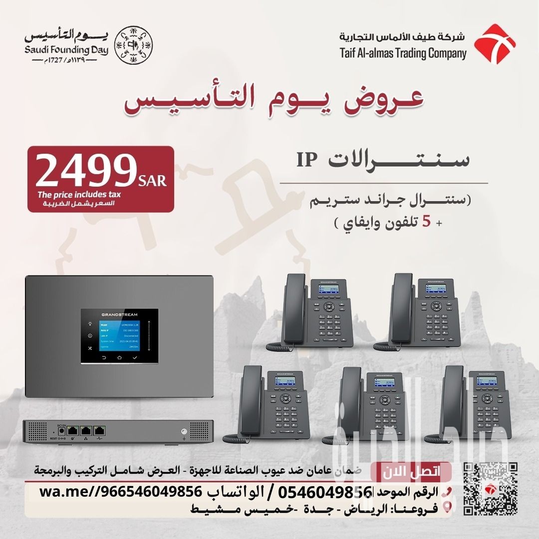الحل الأمثل لإدارة اتصالاتك  سنترالات IP
